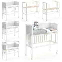 Letto Per Allattamento „Sophie“ Bianco Con Materasso E Paracolpi VtaliSpa -Cameretta Per Bambini 52467330 4