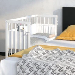 Letto Per Allattamento „Sophie“ Bianco Con Materasso E Paracolpi VtaliSpa -Cameretta Per Bambini 52467330 5