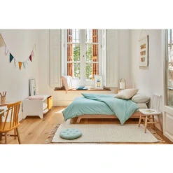 Kave Home - Sedia Per Bambini Tressia Legno Massiccio Caucciù Con Finitura Senape E Naturale -Cameretta Per Bambini 52541513 4