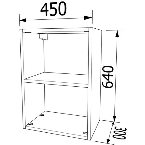 64453PLX - Mobile Libreria Pensile Con Anta L 45 H 64 Prof. 30 - Verde Mela 4 64453PLX - Mobile Libreria Pensile Con Anta L 45 H 64 Prof. 30 - Verde Mela - immagine 2