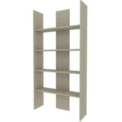 999 - Libreria Cameretta O Soggiorno, Design Moderno Pulito Ed Essenziale 177x90x27 - Verde Militare -Cameretta Per Bambini 54921327 4