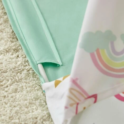 SoBuy Tenda Da Gioco Per Bambini Con Porta E Finestra Casetta Per Bambini Tenda Per Bambini 133x133x153 Cm, OSS06 6 SoBuy Tenda Da Gioco Per Bambini Con Porta E Finestra Casetta Per Bambini Tenda Per Bambini 133x133x153 Cm, OSS06 - immagine 4