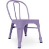 Sedia Per Bambini Stile Stylix - Metallo Viola Pastello - Ferro -Cameretta Per Bambini 55386546 1