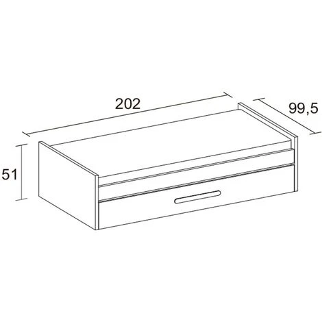 LETTO NIDO ESTELLE 90 X 190 CM UNICO UNICO 7 LETTO NIDO ESTELLE 90 X 190 CM UNICO UNICO - immagine 5