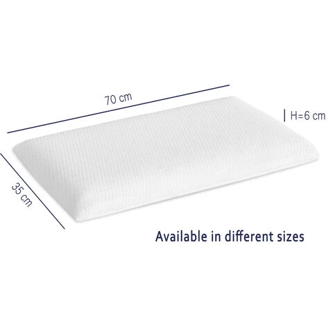 Pack 2 Cuscini Giovanili 105x35 - 6 CM - Viscoelastico. Coperture Rimovibili. Ergonomico 5 Pack 2 Cuscini Giovanili 105x35 - 6 CM - Viscoelastico. Coperture Rimovibili. Ergonomico - immagine 3