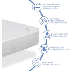 Pack Materasso 70x160 LETTO BAMBINI - ALTO 14 CM Ergo Comfort - Imbottitura Super Soft - Ideale Lettino Montessori -Cameretta Per Bambini 56689281 3