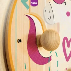 Onlywood Attaccapanni Bambini UNICORNI Con Disegni Colorati -Cameretta Per Bambini 58973976 3