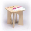 Onlywood Sgabello In Legno Per Bambini UNICORNI Con Disegni Colorati -Cameretta Per Bambini 58999802 1
