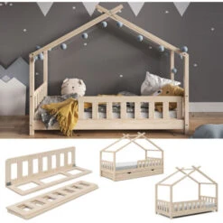 Protezione Anticaduta Per Letto 120cm Naturale VitaliSpa -Cameretta Per Bambini 59180565 2