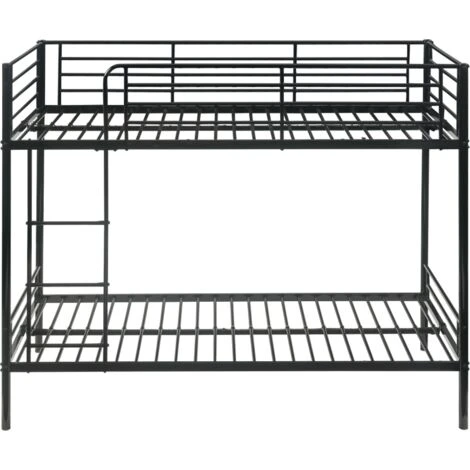 Letto A Castello 2 X 90 X 190 Cm Nero - DUOTIS II 6 Letto A Castello 2 X 90 X 190 Cm Nero - DUOTIS II - immagine 4