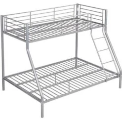 Letto A Castello 90 E 140 X 190 Cm In Metallo Argento - ELEVATIO -Cameretta Per Bambini 59285307 4