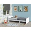 Letto Evolutivo 90x140/170/200cm In Abete Rosso Sbiancato - ZELLY -Cameretta Per Bambini 59286272 1