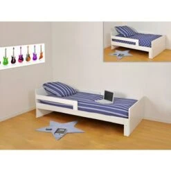 Letto Evolutivo 90x140/170/200cm In Abete Rosso Sbiancato - ZELLY 10 Letto Evolutivo 90x140/170/200cm In Abete Rosso Sbiancato - ZELLY -Cameretta Per Bambini 59286272 4