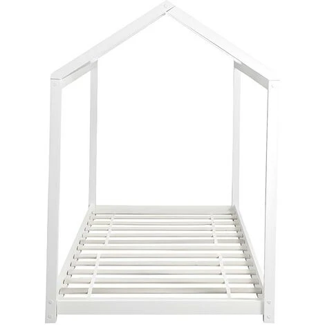 Letto A Capanna AVENTURIER - 90 X 190 Cm - Abete - Bianco 6 Letto A Capanna AVENTURIER - 90 X 190 Cm - Abete - Bianco - immagine 4