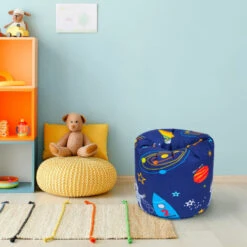 Ready Steady Bed Pouf Con Personaggi Per Bambini, Pouf Per Bambini, OFFERTE BLACK FRIDAY, Space Boy -Cameretta Per Bambini 60310802 4