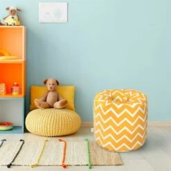 Ready Steady Bed Pouf Da Interno Per Bambini, Pouf Da Soggiorno, Zigzag -Cameretta Per Bambini 60310848 5