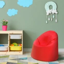 Ready Steady Bed Pouf Da Esterno Per Bambini, Comodo Sedile Da Interno Per Bambini, Ergonomico E Resistente, Rosso -Cameretta Per Bambini 60311410 4