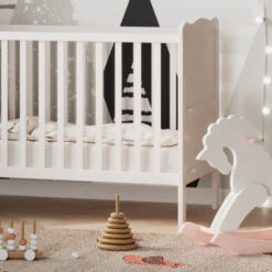 Letto Con Sponde Culla „Tobi“ Bianco VitaliSpa -Cameretta Per Bambini 60657324 5