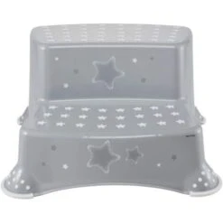 Keeeper Scaletta A Due Gradini "Stelle", Da 3 A 14 Anni Circa, Funzione Antiscivolo, Igor, Grigio -Cameretta Per Bambini 61349845 4