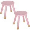 WELL HOME MOBILIARIO & DECORACIÓN Well Home-Set Di 2 Sgabelli Per Bambini, Morbida, Colore Rosa, Estándar 1 WELL HOME MOBILIARIO & DECORACIÓN Well Home-Set Di 2 Sgabelli Per Bambini, Morbida, Colore Rosa, Estándar -Cameretta Per Bambini 61349895 1