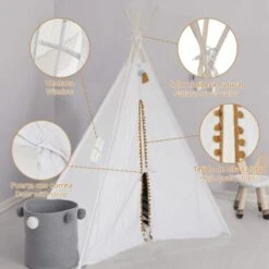 ATMOSPHERA Tipi - Finestra Per Bambini, Colore: Bianco 9 ATMOSPHERA Tipi - Finestra Per Bambini, Colore: Bianco -Cameretta Per Bambini 61349899 3