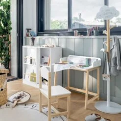 Set Di Specchi In Legno + Perchero Bambino Nuvola Bene A Casa -Cameretta Per Bambini 61349974 5