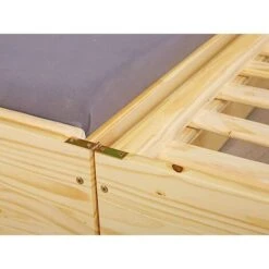 LETTO SINGOLO LOTAR 90X200 ESTRAIBILE E TRASFORMABILE IN 3 LETTI O MATRIMONIALE PINO NATURALE -Cameretta Per Bambini 62548629 3