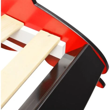 Letto Bimbo Auto Da Corsa 90x200 Cm Rosso VidaXL 7 Letto Bimbo Auto Da Corsa 90x200 Cm Rosso VidaXL - immagine 5