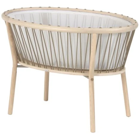 Kave Home - Culla Leonela 97 X 62 Cm In Legno Di Frassino FSC 100% 3 Kave Home - Culla Leonela 97 X 62 Cm In Legno Di Frassino FSC 100%