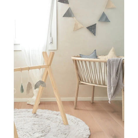 Kave Home - Culla Leonela 97 X 62 Cm In Legno Di Frassino FSC 100% 4 Kave Home - Culla Leonela 97 X 62 Cm In Legno Di Frassino FSC 100% - immagine 2