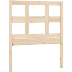 Testiera Per Letto 80,5x4x100 Cm In Legno Massello Di Pino VidaXL