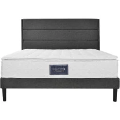 Materasso Con Anima A Molle 140x200 Cm, Materasso In Schiuma, Rivestimento Trapuntato In Microfibra, Antiacaro E Traspirante Altezza 25 Cm -Cameretta Per Bambini 65296290 2