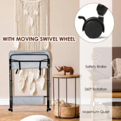 Hengda Fasciatoio Vaschetta Vasca Da Bagno Regolabile In Altezza Pieghevole Fasciatoio Regolabile In Altezza Con Imbottitura E Ruote 11 Hengda Fasciatoio Vaschetta Vasca Da Bagno Regolabile In Altezza Pieghevole Fasciatoio Regolabile In Altezza Con Imbottitura E Ruote -Cameretta Per Bambini 65977247 5