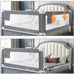 Sponda Letto, Sponda Letto 200 Cm, Sponda Letto, Sponda Letto, Adatta Per Culle, Letti Dei Genitori E Tutti I Materassi In Legno Massello -Cameretta Per Bambini 66559237 2