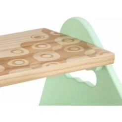 B. Toys - B.spaces Peek-A-Boost - Sgabello Con Gradini In Legno - Sgabello Con Gradini A Due Gradini Per Bambini Dai 2 Anni In Su (colore Legno Naturale E Menta) -Cameretta Per Bambini 66559978 4