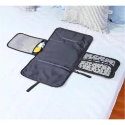 Fasciatoio Portatile, Fasciatoio Da Viaggio, Fasciatoio Pieghevole Con Tasche Per Imbottitura Per La Testa Kit Fasciatoio Per Orinatoio Per Viaggi All'aperto A Casa Del Bambino (grigio) -Cameretta Per Bambini 67411676 5