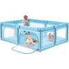 COSTWAY Box Per Bambini, Recinto Per Neonati, Centro Attività Stabile E Atossico, Box Per Interno Ed Esterno Con Palline (Blu) -Cameretta Per Bambini 67875631 1