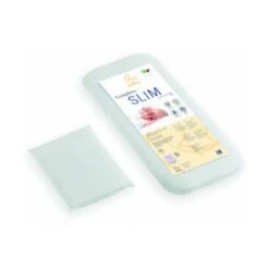 Italbaby 030.4050 Set 2 Pezzi Per Carrozzina Slim, Materassino E Cuscino, 30X70 Cm, Bianco