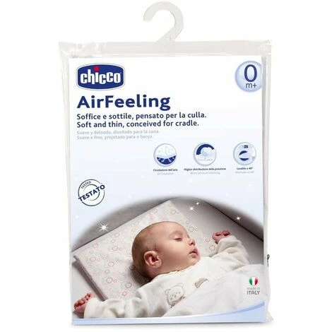 Chicco AirFeeling Cuscino Da Bambino Bianco 3 Chicco AirFeeling Cuscino Da Bambino Bianco