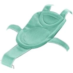 Sedile Per Doccia Neonato Rete Regolabile Comfort Accessori Per Bambini Vassoio Tascabile Antiscivolo Verde Chiaro