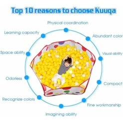 Tenda Da Gioco Per Piscina Di Palline Per Bambini Da 100 Cm Con Custodia (palline Non Incluse) -Cameretta Per Bambini 71375855 5