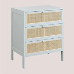 SKLUM Comò In Rattan E Legno Reyna Kids Iceberg