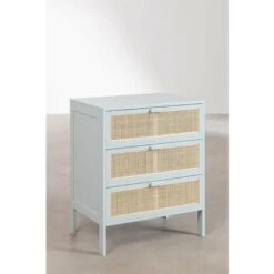 SKLUM Comò In Rattan E Legno Reyna Kids Iceberg -Cameretta Per Bambini 72150287 3