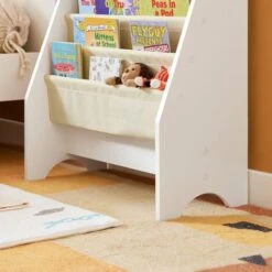 SoBuy Libreria,Portariviste A Terra, Scaffale Per Riviste, 4 Scomparti,FRG225-W 10 SoBuy Libreria,Portariviste A Terra, Scaffale Per Riviste, 4 Scomparti,FRG225-W -Cameretta Per Bambini 7450161 4