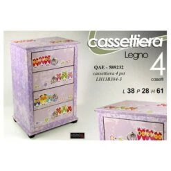 QAEMOBILE 4 CASS 38X28X61CM LH13B384-3 GICOS
