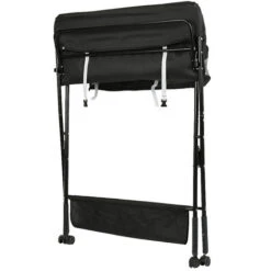 Tavolo Portatile Per La Cura Dei Pannolini Pieghevole 80x66x98cm Nero -Cameretta Per Bambini 76183720 3