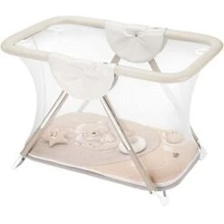 CAM Il Mondo Del Bambino , Art.B122/C260 , Box Brevettato Millegiochi , Made In Italy , Ideale Da 0 A 15 Kg , ORSO LUNA