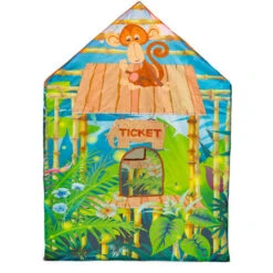 Tenda Gioco - Tenda Safari - 96x73x102 Cm - Poliestere -Cameretta Per Bambini 77270590 2