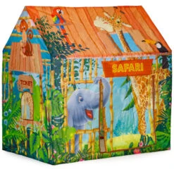 Tenda Gioco - Tenda Safari - 96x73x102 Cm - Poliestere -Cameretta Per Bambini 77270590 4