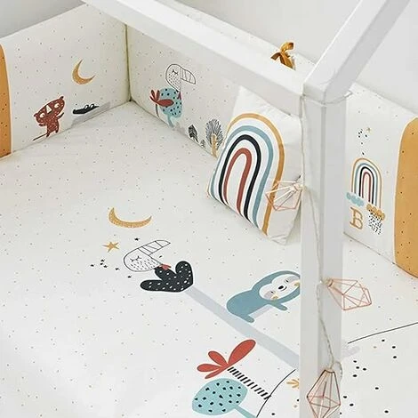 Bimbi Copriletto Rev.+Protector 60 X 120 204 Jungla 153 16 B/V – Piumoni, Unisex 3 Bimbi Copriletto Rev.+Protector 60 X 120 204 Jungla 153 16 B/V – Piumoni, Unisex